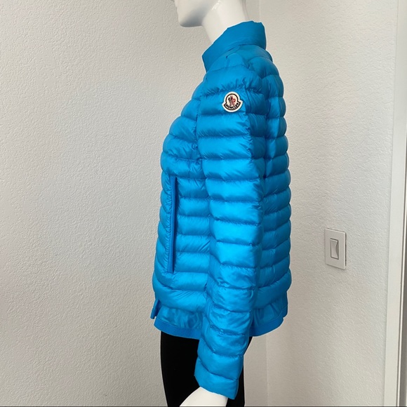 Moncler blue down jacket - Picture 5 of 13